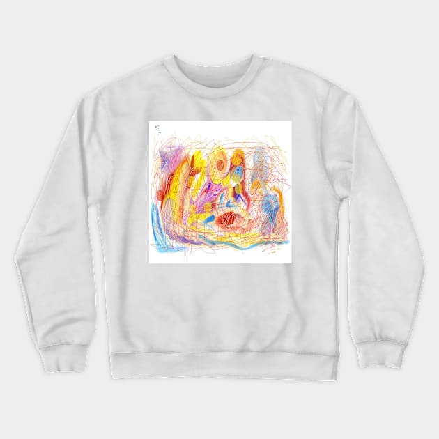 Off the Wall Crewneck Sweatshirt by Sarah Curtiss